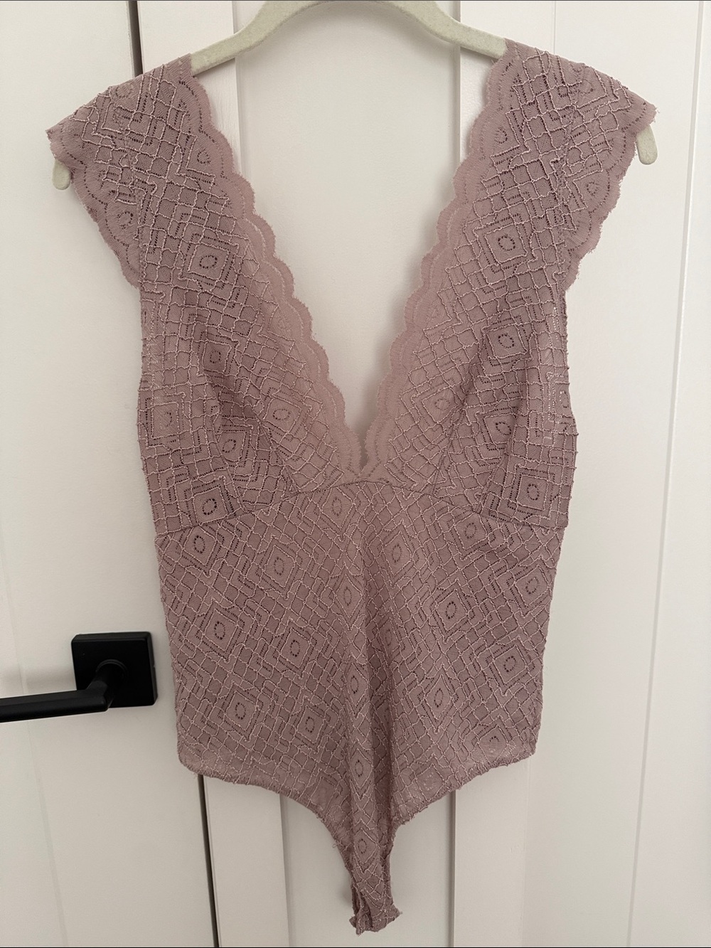 Semi sheer Free People Lace Bodysuit